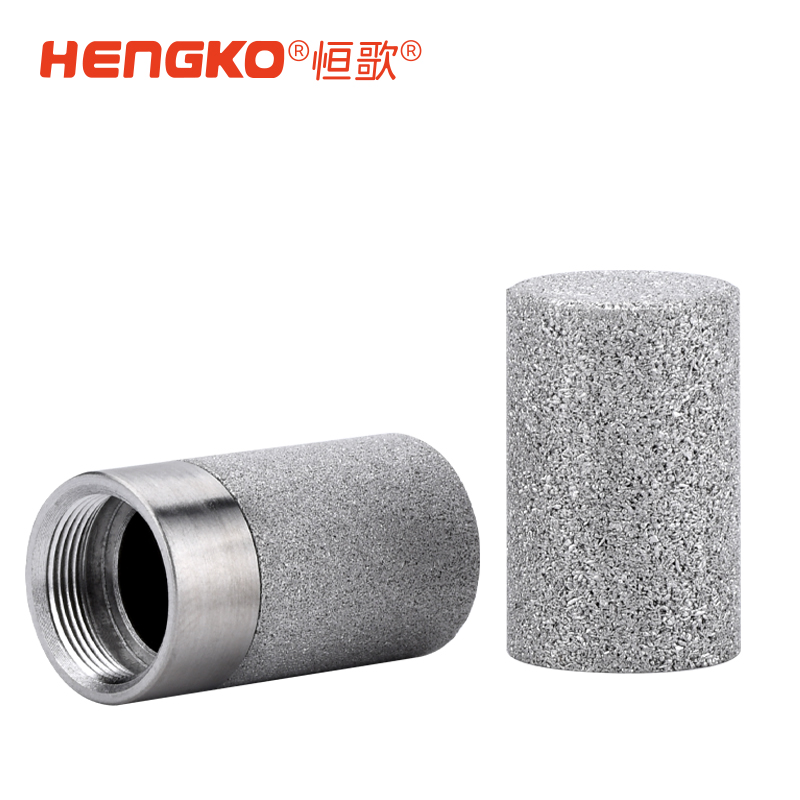 耐高溫耐腐蝕透氣微孔螺紋316L不銹鋼燒結(jié)保護(hù)罩具體應(yīng)用！